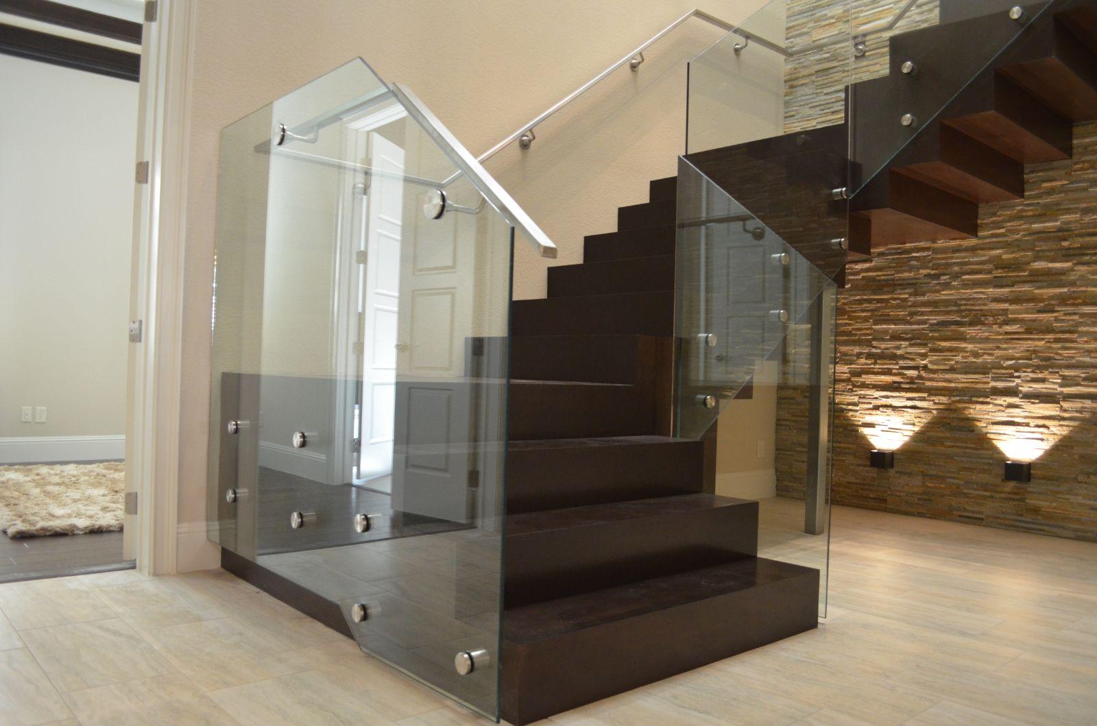Premium staircase with modern finishes